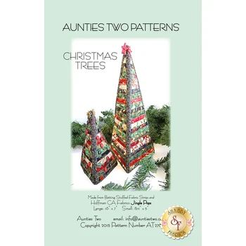 Christmas Quilt Fabric, Patterns & Kits | Shabby Fabrics Christmas Trees Pattern, Fabric Tree, Holiday Sewing, Fabric Christmas Trees, Quilted Ornaments, Holiday Quilts, Tree Quilt, Cool Christmas Trees, Holiday Fabric