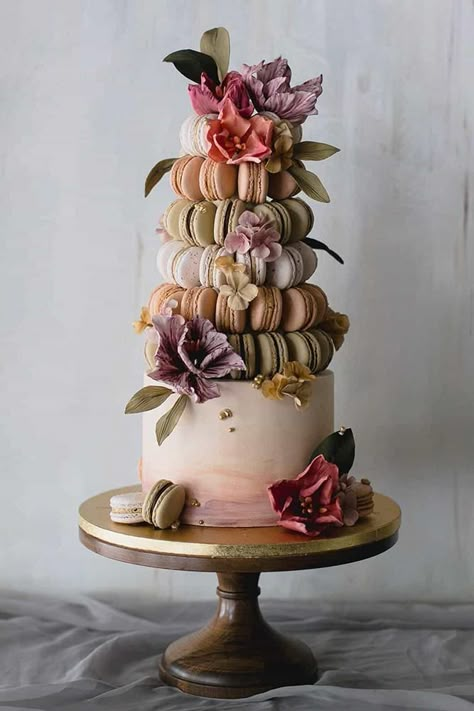 Macaroon Wedding Cakes, Macaroon Tower, Kelsey Rose, Macaroon Cake, Customized Cake, Macaron Tower, Macaron Cake, Amazing Wedding Cakes, Wedding Cake Rustic