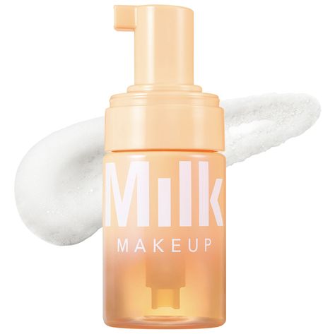 Price: 1,569 PHP | Date of Purchase: 08/06/2024 | A skincare-packed priming foam that visibly brightens and hydrates to bring out your skin’s natural glow and create a smooth base for makeup. Highlighted Ingredients: turmeric and saffron extracts, apricot extract, Wu-Zhu-Yu extract, and hydra Booster. Base For Makeup, Milk Makeup Sephora, Makeup Prep, Glow Primer, Turmeric Milk, Elf Cosmetics, Brighten Skin, Milk Makeup, Cosmetic Skin Care