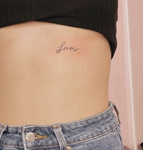 Lover Tattoo Taylor Swift, Taylor Swift Lover Tattoo, Champagne Problems Tattoo, Taylor Swift Tattoo Ideas Simple, Dainty Flower Tattoos, Fearless Tattoo, Swift Tattoo, Lover Tattoo, Lover Taylor Swift