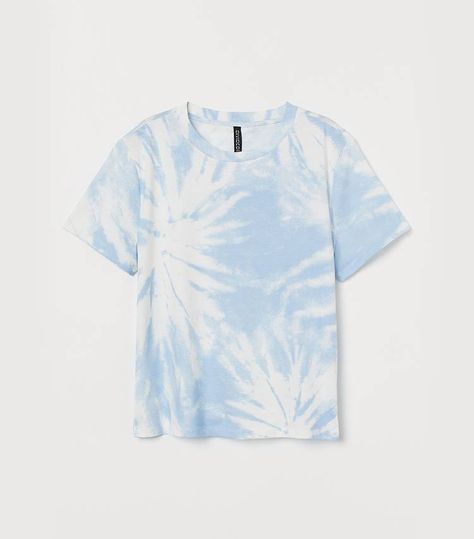 15 Items at H&M to Officially Complete My Spring Wardrobe | Who What Wear Silver Skirt, Basic White Tee, Tie Dye Techniques, Bleach Tie Dye, Batik Pattern, Infant Boys, Tie Dye Shirts, Spring Fashion Trends, Spring Wardrobe