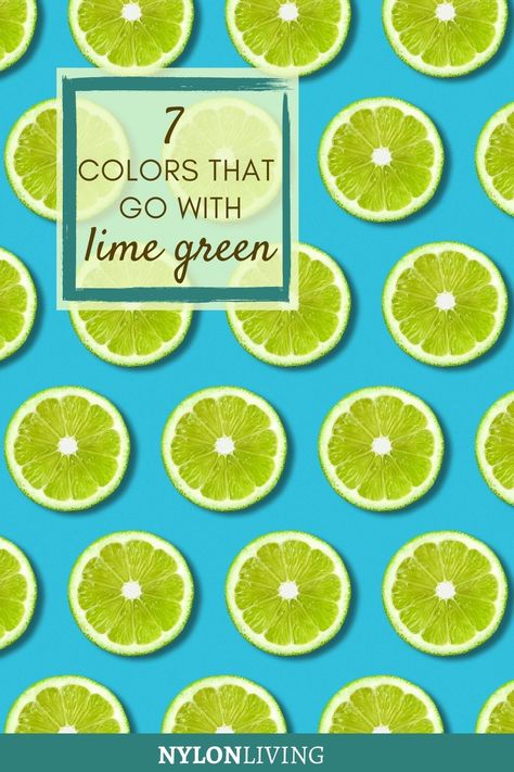 If you are looking for a color palette bright and cheerful, consider a lime green color palette. Here we have 7 ccolors that go with lime green to create a great lime green color scheme such as lime green and blue, lime green and pink, lime green and orange, lime green and purple. If you want a classic color combination consider lime green and white or lime green and navy blue. Alternatively, lime green and grey or lime green and black create a clean polished look. Lime Green Color Combinations, Lime Green Color Palette, Lime Green Rooms, Lime Green Bathrooms, Lime Green Decor, Lime Green Outfits, Lime Green Bedrooms, Lime Green Pants, Lime Green Kitchen