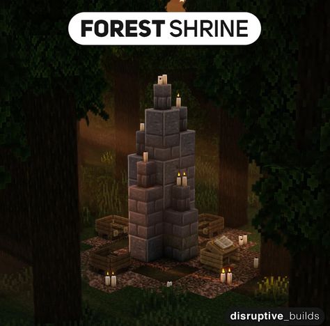 Minecraft Lightning Rod Ideas, Minecraft Shrine Ideas, Minecraft Scary Builds, Minecraft Crypt, Minecraft Cemetery Ideas, Minecraft Deep Slate Build, Nether Builds Minecraft, Minecraft Gravestone, Minecraft Ruins Ideas