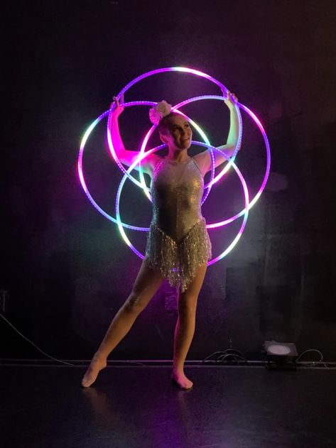 Hula Hoop Dancers | Extraordinary Arts LLC Partner Acrobatics, Led Hula Hoop, Hula Hoop Dance, Hoop Dance, Dancer Wear, Hula Hoops, Stage Show, Hula Hoop, Outdoor Events