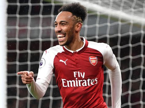 Pierre-Emerick Aubameyang Aubameyang Arsenal, Soccer Players Haircuts, Arsenal Pictures, Burnley Fc, Fulham Fc, Watford Fc, Pierre-emerick Aubameyang, Arsenal Players, Arsenal Football Club