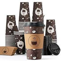 Cafe Packaging Design, Fall Post, Coffee Cups With Lids, Concession Stands, Paper Coffee Cups, To Go Coffee Cups, Disposable Coffee Cups, Cup Sleeves, White Coffee Cups