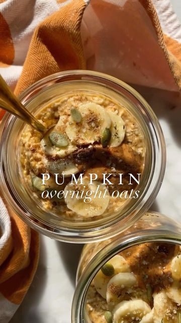 Maggie Michalczyk, RDN on Instagram: "Pumpkin Overnight Oats! 🎃🎉 Follow @onceuponapumpkin for more pumpkin recipes all fall long! One of my favorite ways to use pumpkin for breakfast this time of year is in pumpkin overnight oats! Easy to make and packed with nutrition! 🎉Grab all the details including my favorite ways to top them here 👇🏻 https://www.onceuponapumpkinrd.com/pumpkin-flax-overnight-oats/ #pumpkin #pumpkinoats #pumpkinovernightoats #pumpkinrecipes #fallrecipes #pumpkineverything Overnight Oats Easy, Pumpkin Overnight Oats, S Mores Cookies, Pumpkin Oats, Pumpkin Cookie Recipe, Pumpkin Dog Treats, Crispy Cookies, Pumpkin Pancakes, Melting Chocolate Chips