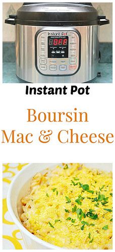 What's Cookin, Chicago: Instant Pot: Boursin Mac & Cheese Boursin Cheese Recipes, Boursin Recipes, Pressure Cooker Pasta, Best Mac N Cheese Recipe, Recipes Sides, Ip Recipes, Pressure Cooking Recipes, Mac Cheese Recipes, Instant Gratification