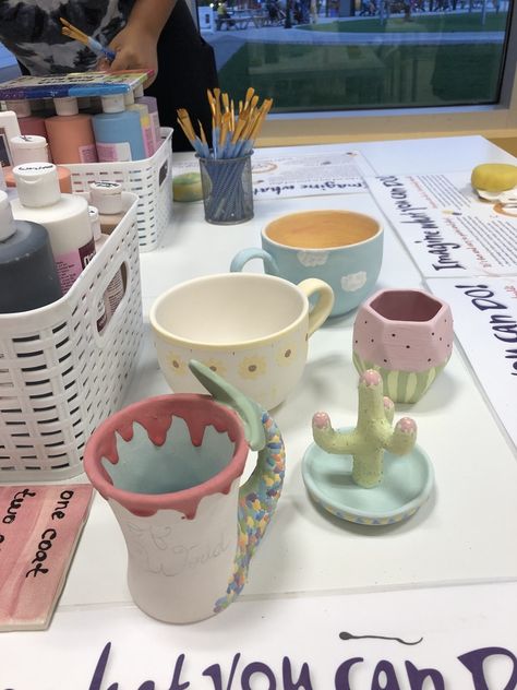 Crock A Doodle, Painted Earth, Paint Your Own Pottery, Pottery Painting Designs, Pottery Shop, Painting Designs, Pottery Studio, Pottery Painting, Paint Designs