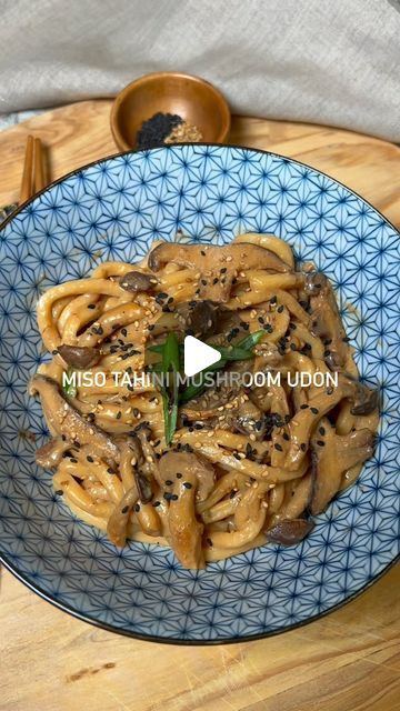 Sherri Davidson on Instagram: "MISO TAHINI MUSHROOM UDON🍄 

INGREDIENTS:
- 2 tbsp high quality butter
- 2 green onions chopped
- 2 gloves of garlic chopped
- 3.5 oz shiitake mushrooms
- 3.5 oz beech mushrooms
- 1 tbsp mirin
- 1 tbsp soy sauce
- 1 tbsp tahini @soomfoods 
- 2 tbsp miso paste
- 1/2 cup almond milk
- 0.5 tsp garlic powder
- 0.5 tsp onion powder
- 0.5 tsp pepper
- 2 packages udon noodles cooked

Step 1: in a pan over medium heat, add 2 tbsp butter, green onions and garlic. Cook for 1 minutes.

Step 2: add in your sliced shiitake mushrooms and beech mushrooms. Cook until lightly fried. 

Step 3: add your mirin, soy sauce, miso pasta, milk of choice, and miso paste. Stir. 

Step 4: add tahini, seasonings, garnish with green onion and sesame seeds.

Step 5: ENJOY

#tahini #health Mushroom Udon, Asian Noodles Stir Fry, Beech Mushrooms, Vegan Udon, Miso Pasta, Miso Tahini, Cheap Vegan Meals, Cheap Vegan, Vegetable Recipe