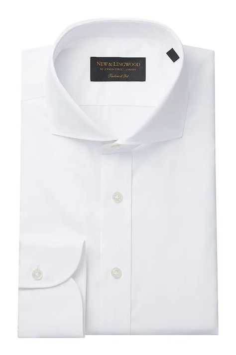 Tailored Shirt Men, Cutaway Collar, Shirt Cuff, Tailored Shirts, Shirt Men, White Shirt, Workout Shirts, Mens Shirts, Cuff