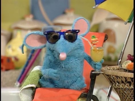 Tutter Relaxing Indoor On A Hot Summer Day 😎 ☀️ Stuffed Animal, Umbrella, On Twitter, Twitter, Blue