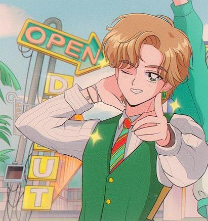 90s Anime, Anime Character, Butter, Blonde, Green, Hair, Anime