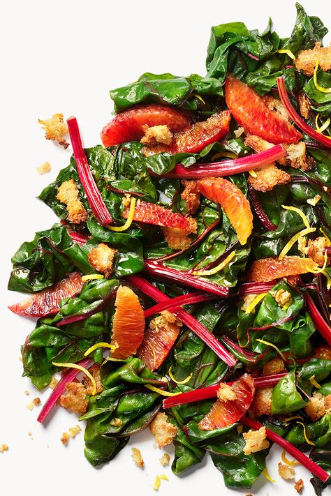 Rainbow Swiss Chard Recipe, Chard Recipes Healthy, Swiss Chard Recipes Easy, Rainbow Chard Recipes, Chard Salad, Red Chard, Recipes Whole Foods, Swiss Chard Recipes, Chard Recipes