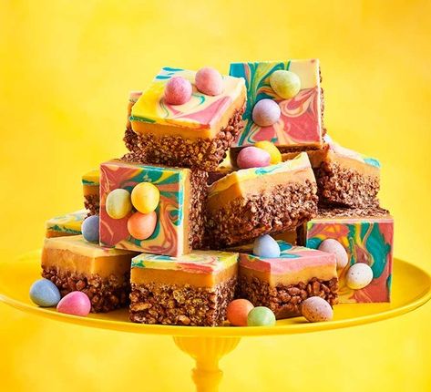 Millionaire's Shortbread, Fridge Cake, Easter Recipe, Vegetarian Nutrition, Mint Sauce, Bbc Good Food, Cooking For A Crowd, Chocolate Marshmallows, Bbc Good Food Recipes