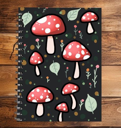 Mushroom Journal, Cottagecore Journal, Artist Sketching, Notes Writing, Writing Stories, Vibrant Illustration, Artist Sketches, Easy Writing, Dark Cottagecore