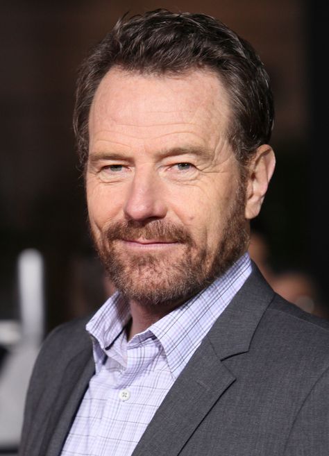 Bryan Cranston Bryan Lee, Men's Facial Hair, Bryan Cranston, Smiling Man, Walter White, Character Actor, Celebrity Hairstyles, Breaking Bad, Man Crush