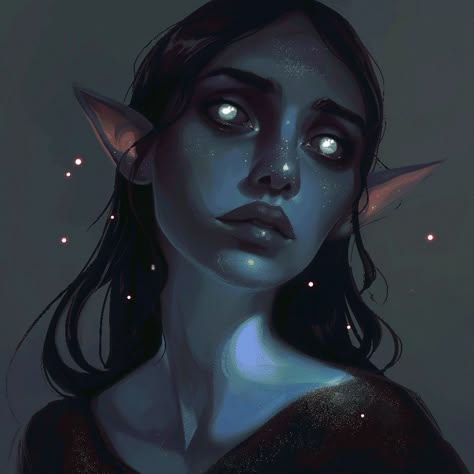 Shadow Elf Art, Unseelie Fae, Twilight Cleric, Dark Fey, Character Builder, Fantasy Oc, Fae Aesthetic, Old Dragon, Dnd Inspiration