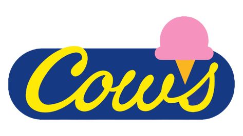 Cows Logo Creamery Logo, Brands And Logos, Types Of Ice Cream, Ice Cream Logo, Cow Logo, Ice Cream Companies, Unique Logos, Ice Cream Brands, Fruit Ice