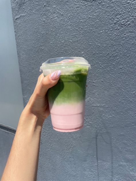 Summer, strawberry girl, matcha latte, pink, summer aesthetic, nails, purple, drinks, aesthetic drinks, Matcha Strawberry Drink, Matcha And Strawberry Drink, Matcha Pink Aesthetic, Pink Matcha Aesthetic, Strawberry Matcha Aesthetic, Purple Drinks Aesthetic, Matcha Girl Aesthetic, Matcha Drink Aesthetic, Iced Strawberry Matcha Latte