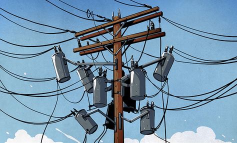 A Field Guide to the North American Utility Pole | Hackaday Bucket Truck Lineman, Wooden Poles, Video Projection, Field Guide, Old Vintage, Modern Technology, Latest Updates, Looking Up, Utility Pole