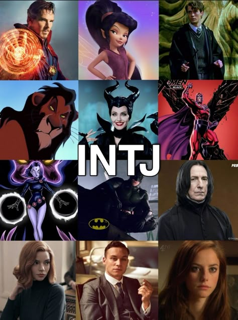 #INTJ #marvel #DC #harrypotter #peakbkinders #mbti #effy #maleficent #batman Intj Movie Characters, Intj T Personality, Intj Personality Characters, Entj Characters, Intp Characters, Intj Things, Intj Characters, Intj Humor, Mbti Intj