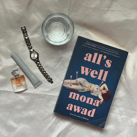 —All’s Well by Mona Awad. I was waiting to see if I was selected for Jury Duty when I finally cracked open Alls Well by Mona Awad. It is no surprise that I instantly fell in love with another one of Awad's books. Her ability to humanize the characters is exceptional. The majority of Miranda's inner monologue was written as if the author had plucked it out of my head. If it wasn't for the constant interruptions I had at the court house I would've ended up bawling my eyes out. The descriptio... All’s Well Mona Awad, Alls Well Mona Awad, Mona Awad, Bawling My Eyes, Inner Monologue, Jury Duty, Wait For Me, The Court, Fell In Love