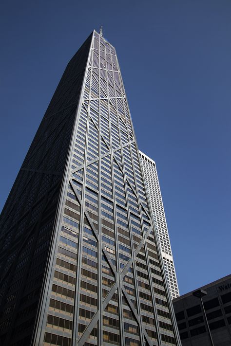 Perspective Practice, John Hancock Center, American Chopper, Landscape Design Drawings, American City, John Hancock, Tall Buildings, Vanishing Point, 2023 Vision