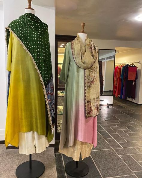 Pakistani Pants, Ombre Clothes, Casual Kurtis, New Dress Pattern, Long Blouse Designs, Color Shading, Haldi Outfits, Happy Dresses, Kurti Designs Latest