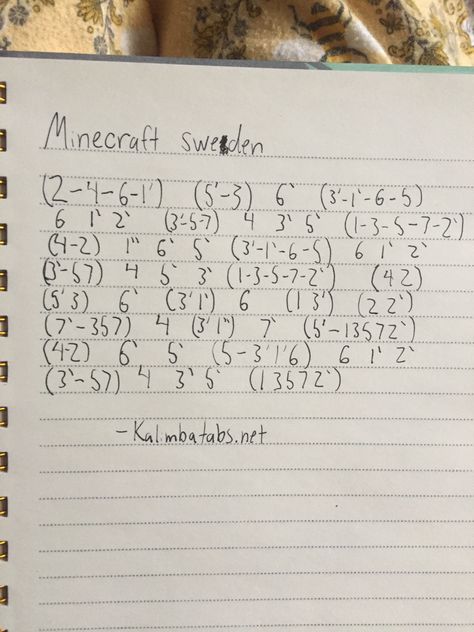 Kalimba Sheet Music Minecraft, Minecraft Kalimba Notes, Minecraft Kalimba, Kalimba Song, Kalimba Songs, Kalimba Notes, Kalimba Music, Minecraft Music, Song Notes