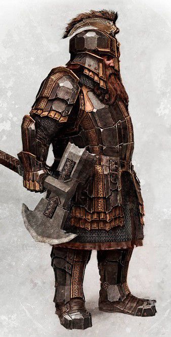 Dain Ironfoot, Dwarven Armor, Workshop Design Studio, Battle Of The Five Armies, Hobbit Art, Middle Earth Art, Lotr Art, Tolkien Art, Rpg Map