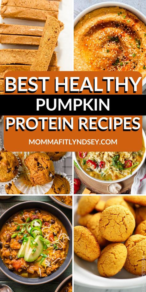 Mediterranean Pumpkin Recipes, Pumpkin Lunch Ideas, Healthy High Protein Pumpkin Recipes, Pumpkin Recipes Protein, Fall Dinner Recipes High Protein, High Protein Pumpkin Desserts, Pumpkin Seed Protein Powder Recipes, High Fiber Pumpkin Recipes, Pumpkin Puree Protein Recipes