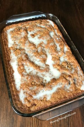 Cinnamon Swirl Cake With Box Cake, Cinnamon Cake With Box Cake, Easy Desserts With Cake Mix Boxes, Coffee Cake With Cake Mix Boxes, Cinnamon Bun Cake, Cake Mix Cobbler, Limestone House, Sticky Bun, Boxed Cake Mixes Recipes