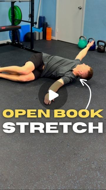 Mitch Israel, DC | Movement & Mobility Specialist on Instagram: "📖OPEN BOOK STRETCH😮‍💨  Do you this stretch to open up your mid-back? It’s a great move, but you may be doing it wrong!   Try this simple variation to take it to the next level!  The issue with the mainstream version of this stretch is that most people cheat when opening up to touch the ground behind them. They just end up moving through their shoulder and not their thoracic spine.  Well, instead of reaching with your arm, keep your hand on your chest when you “open the book” so you can maximize that rotation through the thoracic spine.  Also, take it up a notch by channeling your inner zen and JUST BREATHE! Take a breath out as you rotate so you can go further into that rotation range! 🫁  - Move it or Lose it!  If this ex Thoracic Spine Stretches, Take A Breath, Move It, Just Breathe, Open Book, Open Up, Next Level, Zen, Range