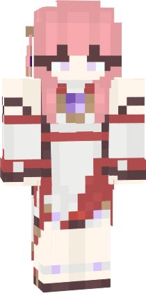 Yae Miko - Genshin Impact Minecraft Genshin, Miko Genshin, Mc Skins, Nova Skin Gallery, Horse Armor, Yae Miko, Minecraft Stuff, Blue Dye, Cool Minecraft