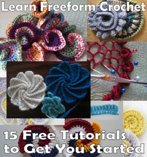 Learn Freeform Crochet - 15 Free Tutorials Free Form Crochet, Get You, Crochet Geek, Crochet Faces, Crocheted Items, Form Crochet, To Get, Freeform Crochet, Crochet Free