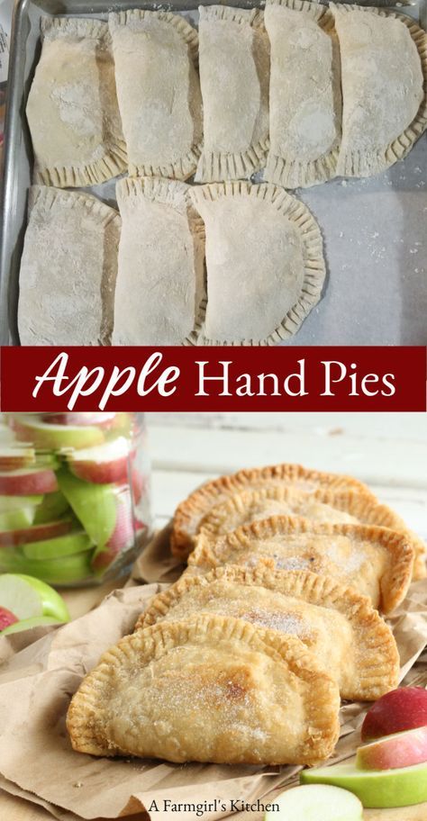 Fried Apple Hand Pies, Fried Apple, Fried Apple Pies, Store Bought Pie Crust, Homemade Apple Pie Filling, Hand Pie Recipes, Apple Hand Pies, Apple Recipes Easy, Apple Pie Filling