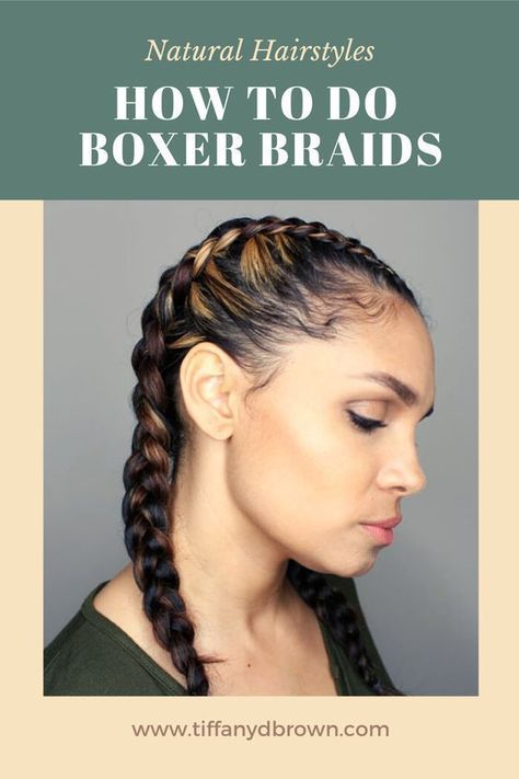 Braids are common hairstyle for women. Some have mastered the art of braiding, some have not. If you are one of the people, who has not yet tried braiding here's a step by step tutorial on how to do boxer braids. #howtofoboxerbraids #boxerbraidstutorial #tutorialonyourself Style Of Braids, Boxer Braids Tutorial, Tutorial Braids, Boxer Braids Hairstyles, Dutch Braid Styles, Braids Natural Hair, Braids French, Braids Step By Step, Braids Tutorial