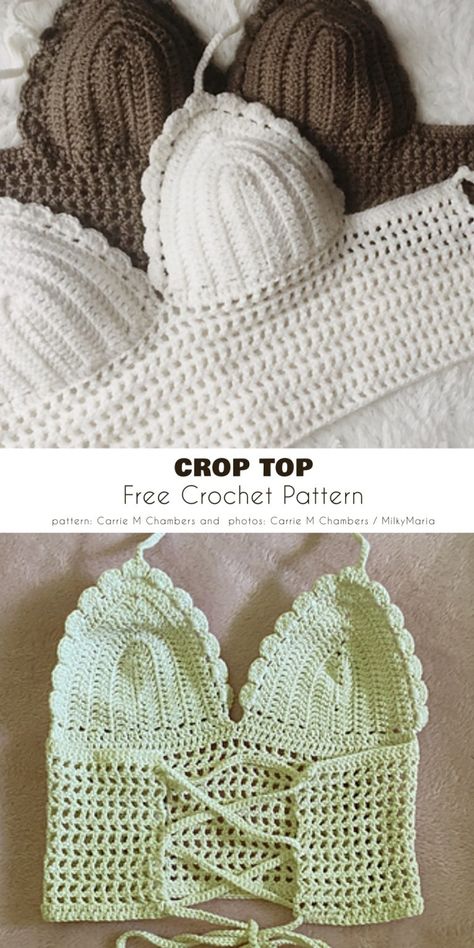 Halter Top Pattern Free, Crochet Halter Tops Free, Crochet Halter Top Pattern Free, Crochet Crop Top Pattern Free, Crochet Tank Top Free, Tops A Crochet, Diy Crochet Top, Crochet Halter Top Pattern, Halter Top Pattern