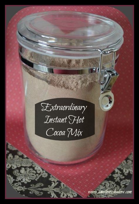 Buttered Rum Drink, Diy Hot Chocolate Mix, Cocoa Mix Recipe, Instant Hot Chocolate, Hot Cocoa Mix Recipe, Hot Chocolate Recipe Homemade, Hot Chocolate Mix Recipe, Homemade Hot Chocolate Mix, Homemade Dry Mixes