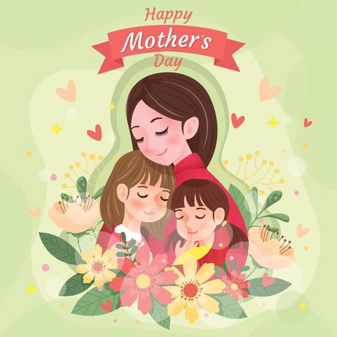 Diy Birthday Crafts, Mothers Day Cartoon, Mothers Day Drawings, Digital Painting Photoshop, Mothersday Cards, Teacher Cartoon, Mothers Day Images, Mom Planner, Doodle Art Drawing