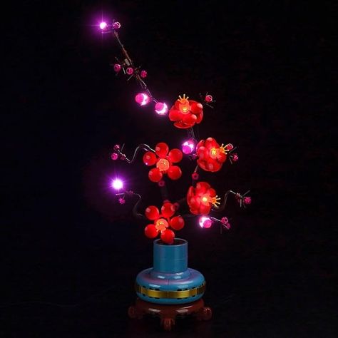 Amazon.com: LocoLee Light Compatible with Lego Plum Blossom 10369 Botanical Collection - No Models Only Light, Creative Lighting Set Accessories Compatible with Lego 10369 Icons Flowers Plum Blossom Set : Toys & Games Models Needed, Lego Blocks, Building Model, Botanical Collection, Creative Lighting, Plum Blossom, Inside And Outside, Lego Creations, Toy Storage