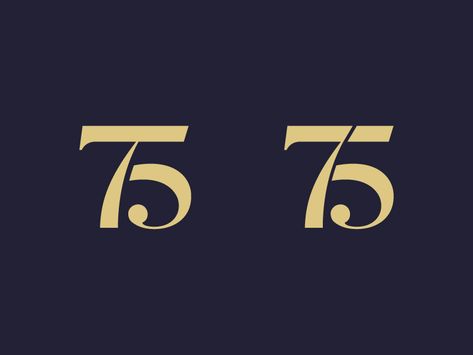 75 or 75? serif merge five seven numerical anniversary logo test number 75 75 Number, 75 Tattoo Number, 75 Logo Design, Number Monogram Logo, Logo With Numbers, 55 Logo Design Number, 7 Logo Design Number, 72 Logo Design Number, Number 7 Logo Design