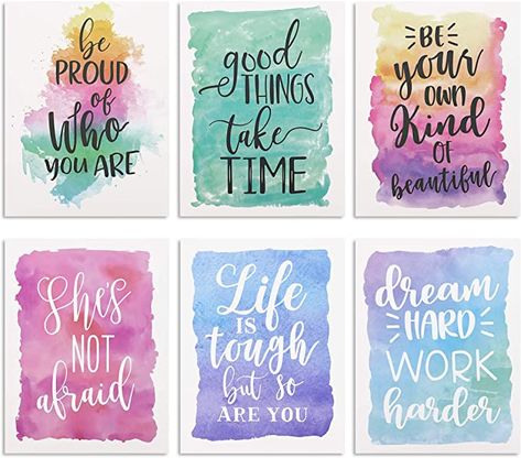 Folders For School, Doodle Quotes, Paper Pocket, Pocket Folders, Hand Lettering Quotes, Cute Watercolor, Pocket Folder, Book Art Diy, Lettering Quotes