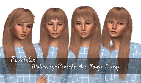 pixelslie: “ Blahberry-pancake accessory bangs part 1 - 25 new colors - Custom thumbnail - Mesh NOT included, get 3 of them here & last one here - Credits to pooklet, aveirasims, shockshame &... Ts4 Bangs Accessory, Sims 4 Bangs Accessory, Blahberry Pancake, Clip In Bangs, Sims 4 Blog, Rainbow Accessories, Sims 4 Black Hair, Hair Extension Shop, Classic Wedding Hair