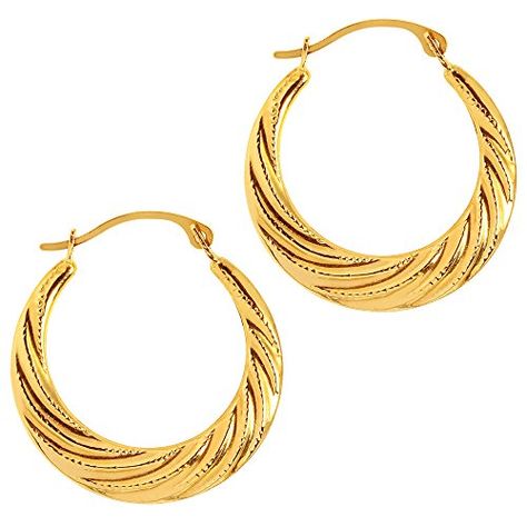 Royal Chain, Moon Made, Gold Earrings Designs, Sell Gold, Yellow Gold Earring, Gold Polish, Fine Earrings, Jewelry Earrings Hoops, Gold Hoop Earrings