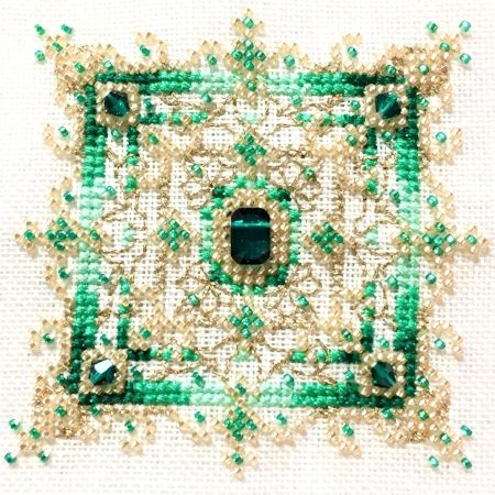 Shannon Christine Designs Cross Stitch, May Emerald, Family Rings, Beaded Cross Stitch, Stitch Ideas, Embroidery Art, Cross Stitch Pattern, Cross Stitch Embroidery, Embroidery Stitches