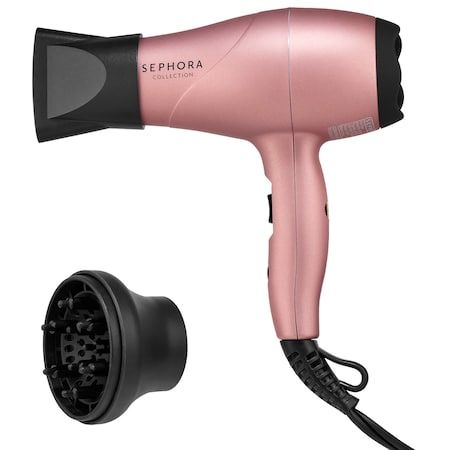 Mini Blast Ionic Blow Dryer - SEPHORA COLLECTION | Sephora Primark Shop, Conair Hair Dryer, Makeup Space, Hair Dryer Styler, Blow Dryer Diffuser, Salon Hair Dryer, Dyson Hair Dryer, Product Sketches, Travel Hair Dryer