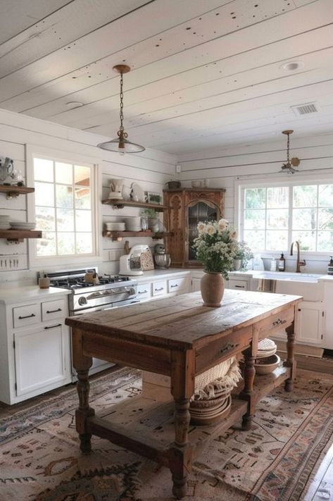 A Guide to Creating Rustic Yet Traditional Farmhouse Style Vintage Cottage Farmhouse Decor, Cottage Farmhouse Decor Kitchen, Farm Country Kitchen, Kitchen Remodel Rustic Farmhouse Decor, English Cottage Interiors Cozy Kitchen, Farmhouse Kitchen Diy Makeover, Old Farmhouse Cabinets, 1800s Farmhouse Kitchen, Rustic Country Kitchens Farmhouse Style