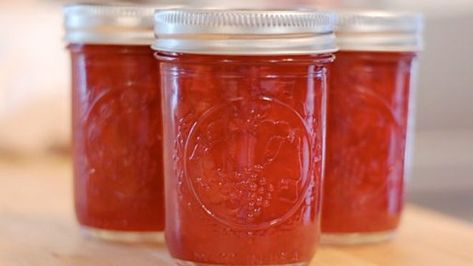 Make batches of this cherry jam and you can a taste of summer through all four seasons. Gatlinburg Restaurants, Sour Cherry Jam, Cherry Jam Recipes, Rainier Cherries, Apple Pie Moonshine, Food House, Cherry Jam, Pie Flavors, Jam And Jelly